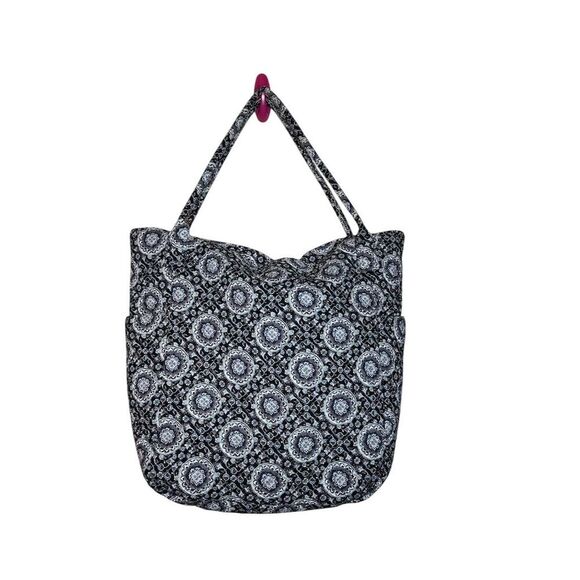 Vera Bradley Medallion Quilted Tote Bag Blue-Gray Women\'s Casual